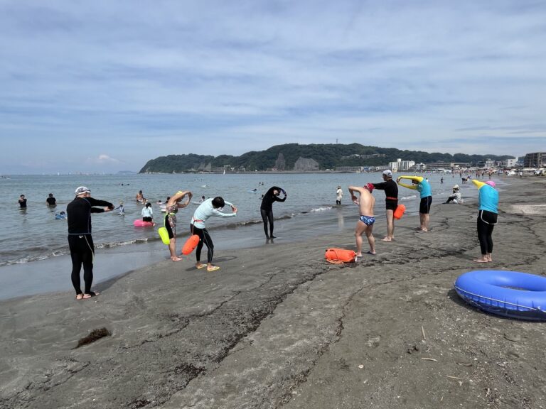 【ご連絡】７月・８月 逗子海岸遊泳区域内での海練習